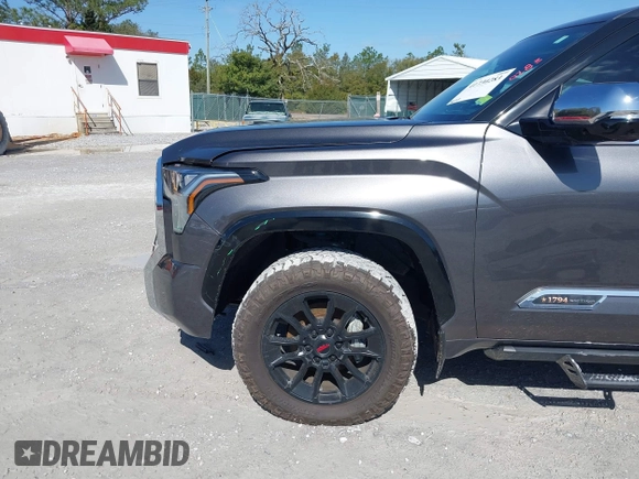 2022 Toyota Tundra 1794 Edition with VIN 5TFMA5DB9NX015571, listed as a IAAI auction lot 41730283 with 76,429 mi miles and . Bid and sale history available at DreamBid. Image 18.