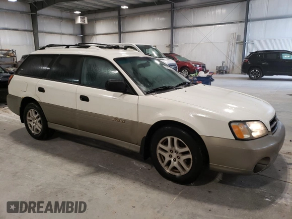 2000 Subaru Legacy Outback with VIN 4S3BH6658Y7655596, listed as a Copart auction lot 43420625 with 292,367 mi miles and Salvage title. Bid and sale history available at DreamBid. Image 4.