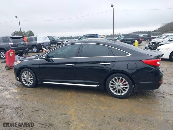 2015 Hyundai Sonata 2.4L Sport with VIN 5NPE34AF6FH248966, listed as a IAAI auction lot 41435872 with 139,287 mi miles. Bid and sale history available at carsss.com. Image 14.