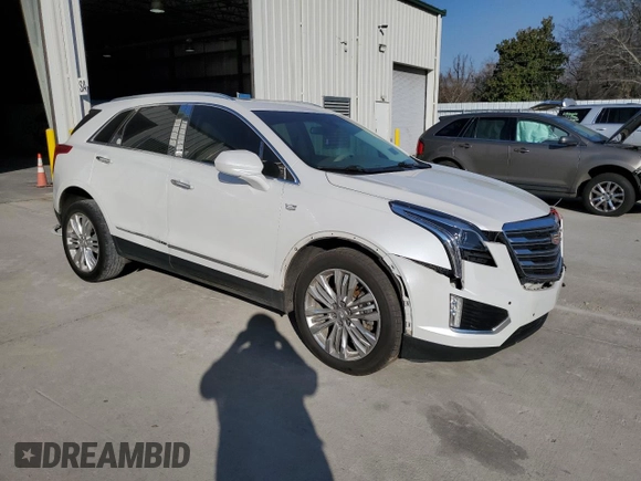 2017 Cadillac XT5 Premium Luxury FWD with VIN 1GYKNCRS7HZ112604, listed as a Copart auction lot 47059565 with 183,349 mi miles and Salvage Title. Bid and sale history available at DreamBid. Image 4.