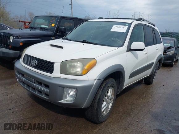 2003 Toyota RAV4 with VIN JTEGH20V730111000, listed as a IAAI auction lot 41955312 with 211,623 mi miles. Bid and sale history available at carsss.com. Image 2.