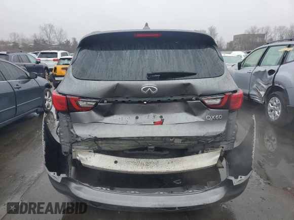 2019 Infiniti QX60 PURE with VIN 5N1DL0MM5KC510704, listed as a Copart auction lot 51226535 with 88,966 mi miles and Salvage Title. Bid and sale history available at carsss.com. Image 6.