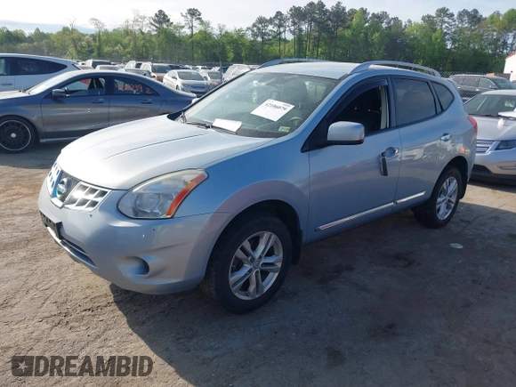 2013 Nissan Rogue SL with VIN JN8AS5MV3DW105480, listed as a IAAI auction lot 42106079 with 111,854 mi miles and . Bid and sale history available at DreamBid. Image 2.