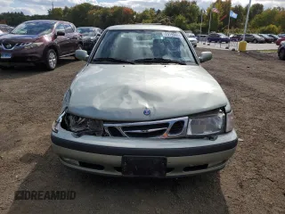 2001 Saab 9-3 with VIN YS3DD58H312055229, listed as a Copart auction lot 74199934 with 160,996 mi miles and Non Repairable. Bid and sale history available at carsss.com. Image 5.