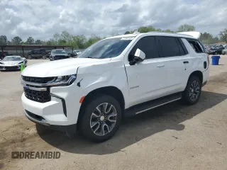 2021 Chevrolet Tahoe LS with VIN 1GNSCMKD5MR381599, listed as a Copart auction lot 51593145 with 69,920 mi miles and Salvage title. Bid and sale history available at DreamBid. Image 1.
