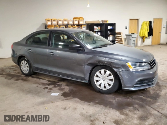 2015 Volkswagen Jetta S with VIN 3VW2K7AJ3FM413861, listed as a Copart auction lot 61868405 with 84,000 mi miles and Salvage title. Bid and sale history available at DreamBid. Image 4.