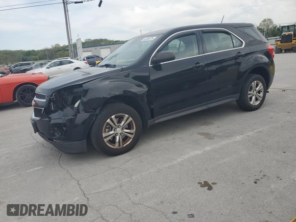 2014 Chevrolet Equinox LS with VIN 2GNALAEK5E6335286, listed as a Copart auction lot 53328375 with 185,181 mi miles and Salvage Title. Bid and sale history available at carsss.com. Image 1.