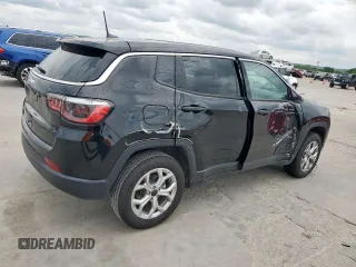 2025 Jeep Compass Sport with VIN 3C4NJDAN0ST515350, listed as a Copart auction lot 55109645 with 10,091 mi miles and Salvage title. Bid and sale history available at DreamBid. Image 3.