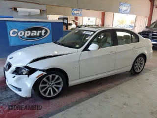 2011 BMW 3 Series 328i with VIN WBAPH5G5XBNM83540, listed as a Copart auction lot 76909404 with 96,453 mi miles and Salvage Title. Bid and sale history available at carsss.com. Image 1.