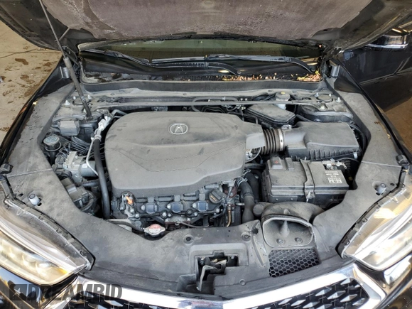 2018 Acura TLX Technology with VIN 19UUB3F52JA001454, listed as a Copart auction lot 60721805 with 87,447 mi miles and Salvage title. Bid and sale history available at DreamBid. Image 11.