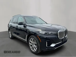 2020 BMW X7 xDrive40i with VIN 5UXCW2C07L9B87158, listed as a Copart auction lot 54835225 with 92,965 mi miles and Clean Title. Bid and sale history available at carsss.com. Image 1.