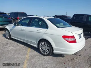 2009 Mercedes-Benz C-Class 3.0L Sport with VIN WDDGF54X99R078597, listed as a IAAI auction lot 41994886 with 238,412 mi miles. Bid and sale history available at carsss.com. Image 3.