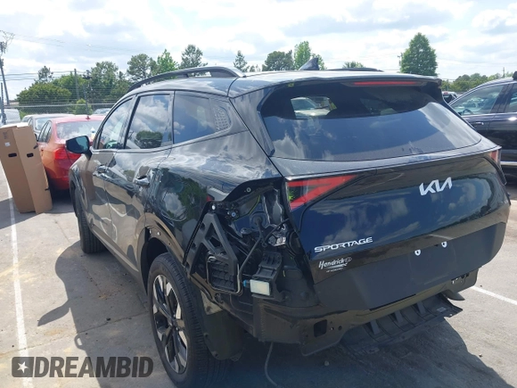 2023 Kia Sportage X-Line with VIN 5XYK6CAF1PG004543, listed as a IAAI auction lot 42145807 with 19,579 mi miles and . Bid and sale history available at DreamBid. Image 14.