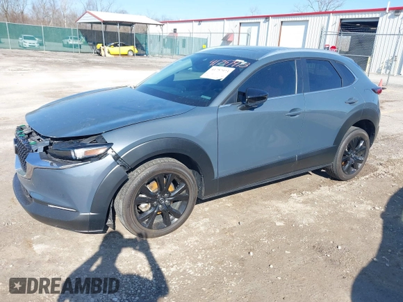 2023 Mazda CX-30 2.5 S Preferred Package with VIN 3MVDMBCMXPM514086, listed as a IAAI auction lot 41757973 with 27,555 mi miles. Bid and sale history available at carsss.com. Image 22.