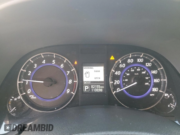 2016 Infiniti QX70 with VIN JN8CS1MW5GM750058, listed as a Copart auction lot 47272935 with 82,155 mi miles and Salvage Title. Bid and sale history available at DreamBid. Image 9.