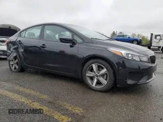 2018 Kia Forte LX with VIN 3KPFL4A7XJE198146, listed as a Copart auction lot 52150565 with 42,594 mi miles and Salvage Title. Bid and sale history available at carsss.com. Image 4.