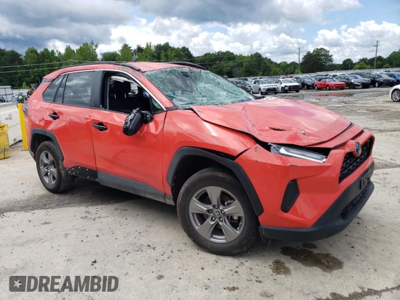2023 Toyota RAV4 Hybrid LE with VIN 4T3LWRFV8PU098106, listed as a Copart auction lot 57988765 with 17,580 mi miles and Salvage title. Bid and sale history available at DreamBid. Image 4.