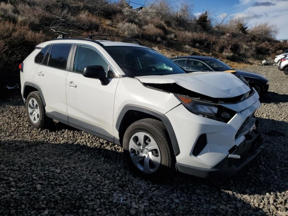 2019 Toyota RAV4 LE with VIN JTMF1RFV7KJ002386, listed as a Copart auction lot 44588305 with 100,972 mi miles and Salvage Title. Bid and sale history available at DreamBid. Image 4.