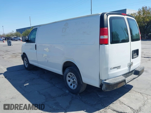 2014 Chevrolet Express Cargo with VIN 1GCSGAFXXE1200920, listed as a IAAI auction lot 42637911 with 205,182 mi miles and . Bid and sale history available at DreamBid. Image 3.