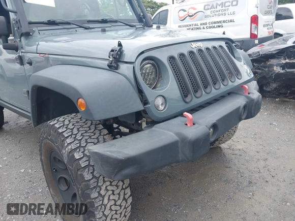 2015 Jeep Wrangler Unlimited Sport with VIN 1C4HJWDG1FL635620, listed as a IAAI auction lot 42396137 with 87,352 mi miles and . Bid and sale history available at DreamBid. Image 17.