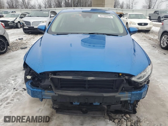 2020 Ford Fusion SE with VIN 3FA6P0HD5LR145963, listed as a Copart auction lot 43199375 with 22,930 mi miles and Salvage Title. Bid and sale history available at carsss.com. Image 5.