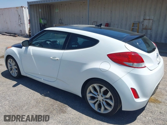 2014 Hyundai Veloster RE:FLEX with VIN KMHTC6AD7EU214911, listed as a IAAI auction lot 42617066 with 115,521 mi miles and . Bid and sale history available at DreamBid. Image 3.