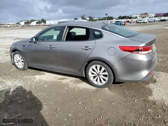 2018 Kia Optima LX with VIN 5XXGT4L32JG260953, listed as a Copart auction lot 46944115 with 75,729 mi miles and Salvage Title. Bid and sale history available at carsss.com. Image 2.