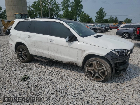 2017 Mercedes-Benz GLS 550 z VIN 4JGDF7DE2HA845531, wystawiony jako Copart lot #59298625 z przebiegiem Nie podano mil oraz Czysty tytuł • Clean title. Historia ofert i sprzedaży dostępna na DreamBid. Obrazek 4.