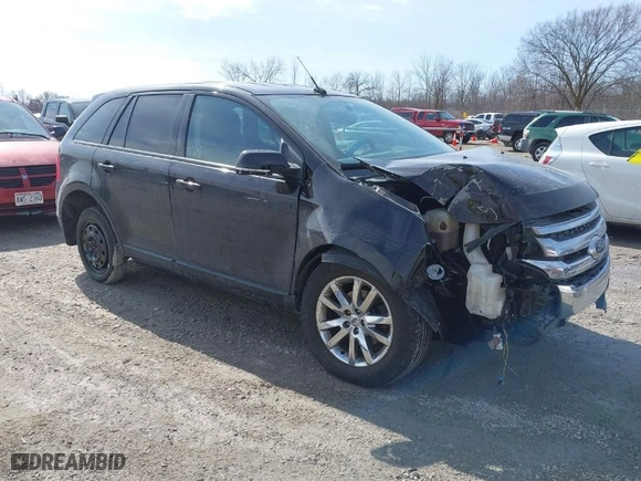 2014 Ford Edge SEL with VIN 2FMDK4JC2EBB28463, listed as a IAAI auction lot 41764728 with 195,441 mi miles. Bid and sale history available at carsss.com. Image 1.