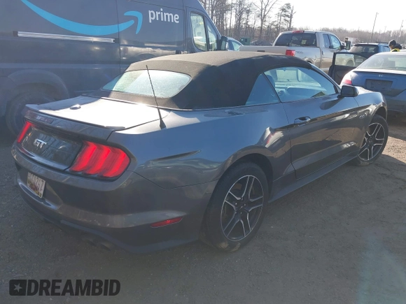 2023 Ford Mustang GT Premium z VIN 1FATP8FF0P5107393, wystawiony jako IAAI lot #41279324 z przebiegiem 26 622 mil mil oraz . Historia ofert i sprzedaży dostępna na DreamBid. Obrazek 4.