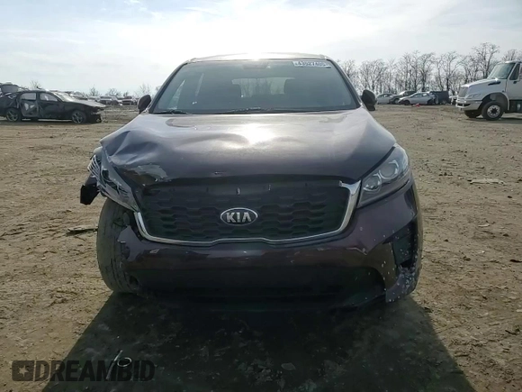 2019 Kia Sorento LX with VIN 5XYPGDA58KG475467, listed as a Copart auction lot 43527405 with 124,337 mi miles and Salvage Title. Bid and sale history available at carsss.com. Image 11.