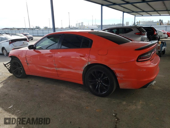 2018 Dodge Charger SXT with VIN 2C3CDXBG9JH167625, listed as a Copart auction lot 45333255 with 100,230 mi miles and Salvage Title. Bid and sale history available at DreamBid. Image 2.
