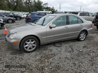 2003 Mercedes-Benz C 320 with VIN WDBRF64J93F369399, listed as a Copart auction lot 79799204 with Not Provided miles and Salvage Title. Bid and sale history available at carsss.com. Image 1.