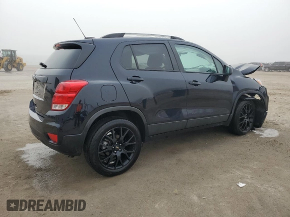 2022 Chevrolet Trax LT with VIN KL7CJPSM7NB518795, listed as a Copart auction lot 43701935 with 19,023 mi miles and Non Repairable. Bid and sale history available at carsss.com. Image 3.