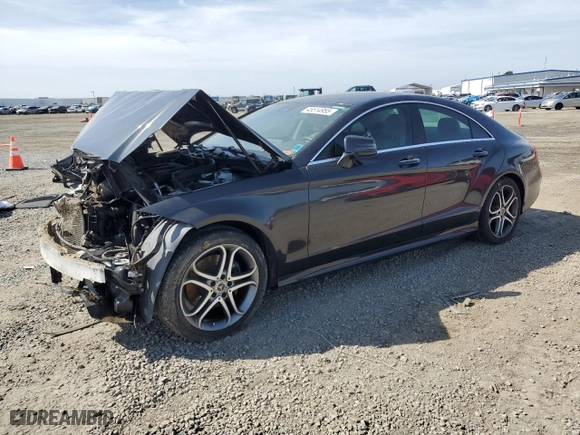 2015 Mercedes-Benz CLS-Class CLS 400 with VIN WDDLJ6FB8FA153420, listed as a Copart auction lot 45514955 with 108,299 mi miles and Salvage Title. Bid and sale history available at carsss.com. Image 1.