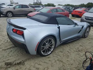 2017 Chevrolet Corvette Grand Sport 2LT with VIN 1G1YY3D7XH5103387, listed as a Copart auction lot 74677294 with 9,266 mi miles and Non Repairable. Bid and sale history available at carsss.com. Image 3.