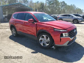 2022 Hyundai Santa Fe SE with VIN 5NMS1DAJ3NH443755, listed as a Copart auction lot 50044885 with 23,347 mi miles and Salvage Title. Bid and sale history available at carsss.com. Image 4.