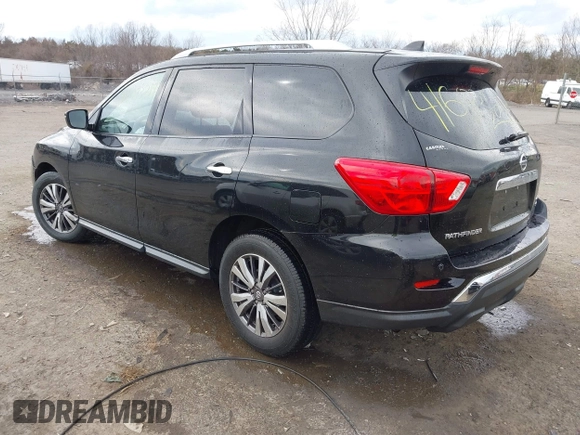 2019 Nissan Pathfinder S with VIN 5N1DR2MM7KC642244, listed as a IAAI auction lot 41683219 with 102,507 mi miles and . Bid and sale history available at DreamBid. Image 3.