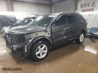2017 Ford Explorer XLT with VIN 1FM5K8DH7HGB88643, listed as a Copart auction lot 48550145 with 159,670 mi miles and Salvage Title. Bid and sale history available at carsss.com. Image 1.