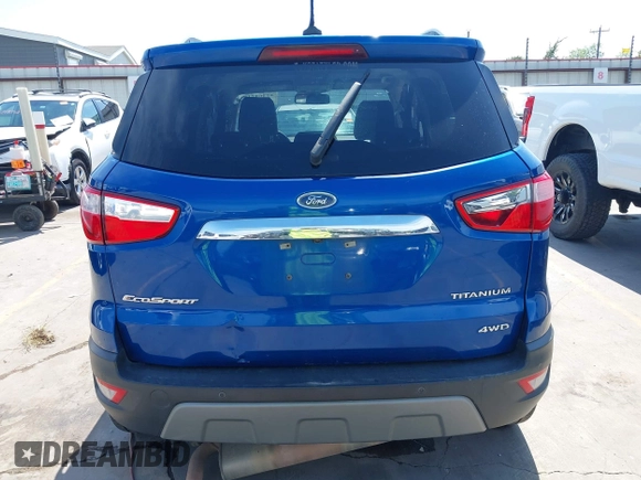 2019 Ford EcoSport Titanium z VIN MAJ6S3KL0KC260936, wystawiony jako IAAI lot #42264210 z przebiegiem 114 755 mil mil oraz . Historia ofert i sprzedaży dostępna na DreamBid. Obrazek 17.