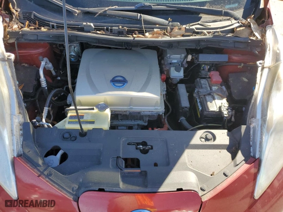 2015 Nissan LEAF SL with VIN 1N4AZ0CP6FC323954, listed as a Copart auction lot 42581985 with 70,525 mi miles and Salvage Title. Bid and sale history available at carsss.com. Image 11.