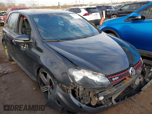 2010 Volkswagen GTI with VIN WVWHV7AJ5AW086277, listed as a IAAI auction lot 41753354 with 192,788 mi miles. Bid and sale history available at carsss.com. Image 1.