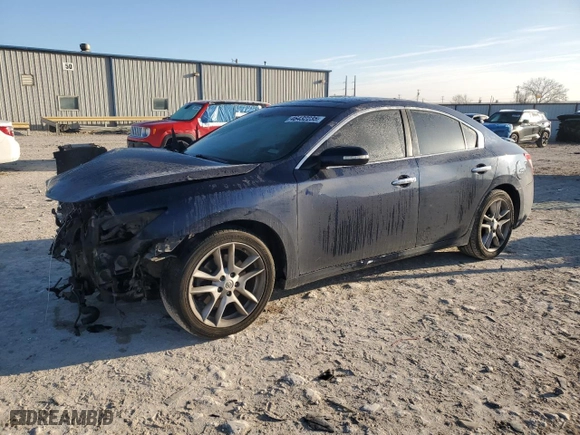 2010 Nissan Maxima 3.5 SV w/Premium Pkg with VIN 1N4AA5AP4AC843747, listed as a Copart auction lot 46432235 with 0 mi miles and Salvage Title. Bid and sale history available at carsss.com. Image 1.