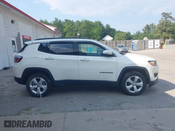 2020 Jeep Compass Latitude with VIN 3C4NJDBB4LT127947, listed as a IAAI auction lot 41968169 with 18,753 mi miles and . Bid and sale history available at DreamBid. Image 12.