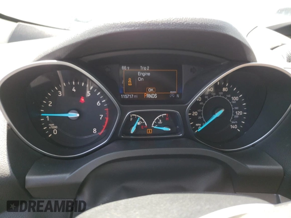 2017 Ford Escape SE with VIN 1FMCU0GD0HUC90038, listed as a Copart auction lot 54340005 with 115,717 mi miles and Clean Title. Bid and sale history available at DreamBid. Image 9.