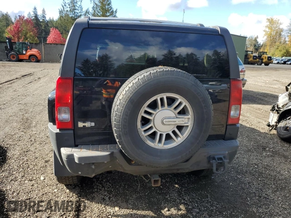 2008 Hummer H3 SUV Luxury with VIN 5GTEN43E588185822, listed as a Copart auction lot 76406734 with 181,808 mi miles and Clean Title. Bid and sale history available at carsss.com. Image 6.
