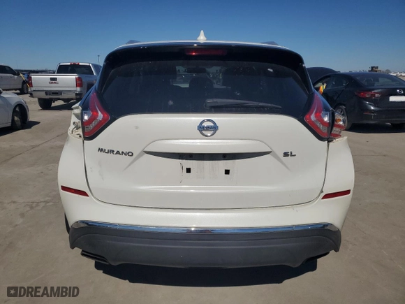 2016 Nissan Murano S with VIN 5N1AZ2MG3GN144731, listed as a Copart auction lot 47378435 with 101,744 mi miles and Salvage Title. Bid and sale history available at carsss.com. Image 6.