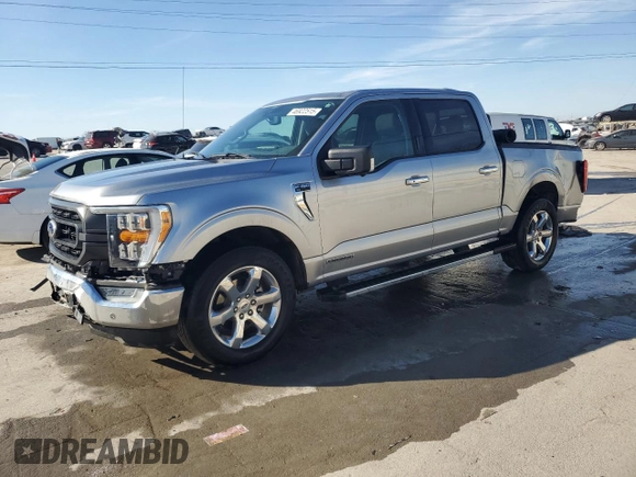 2021 Ford F-150 XL with VIN 1FTFW1CD8MFB06471, listed as a Copart auction lot 46922515 with 44,790 mi miles and Salvage title. Bid and sale history available at DreamBid. Image 1.