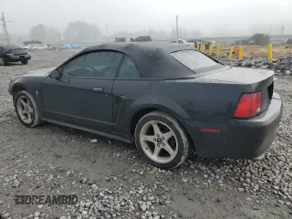 2001 Ford Mustang Deluxe with VIN 1FAFP444X1F212256, listed as a Copart auction lot 50162345 with 157,638 mi miles and Salvage Title. Bid and sale history available at carsss.com. Image 2.