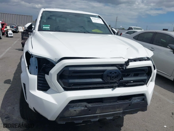 2024 Toyota Tacoma 4WD SR5 with VIN 3TYLB5JN4RT009863, listed as a IAAI auction lot 42054379 with 8,360 mi miles. Bid and sale history available at carsss.com. Image 6.